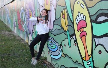 Instagram post by @briannah_howard for Champion Teamwear. Caption reads: [...] ARE UNABLE TO EXPLAIN 🎨 

Shirt:....