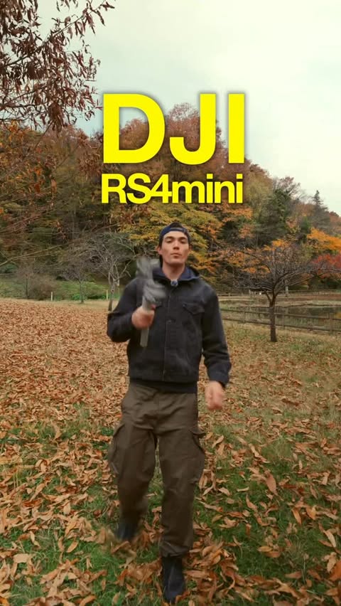Instagram post by @peace_gates for DJI. Caption reads: I’ve been testing the DJI RS4 Mini, and honestly,....