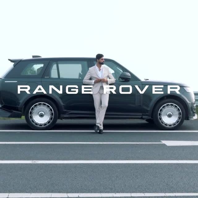 Instagram post by @mehulkrishnani for Land Rover. Caption reads: [...] in bespoke elegance. #ad #rangerover....