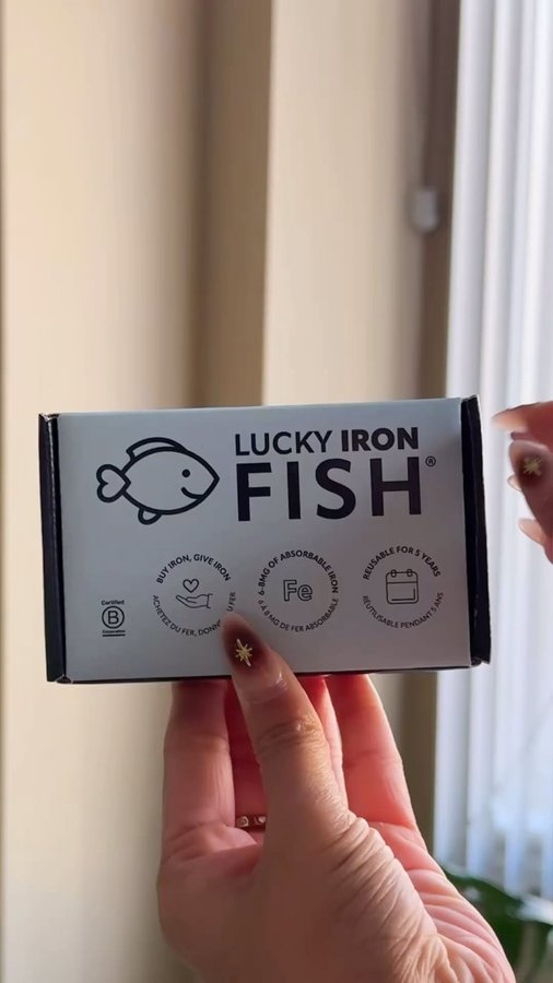 Instagram post by @sania_khehra for LuckyIronLife. Caption reads: [...] yours #luckyironcrew #luckyironfish....