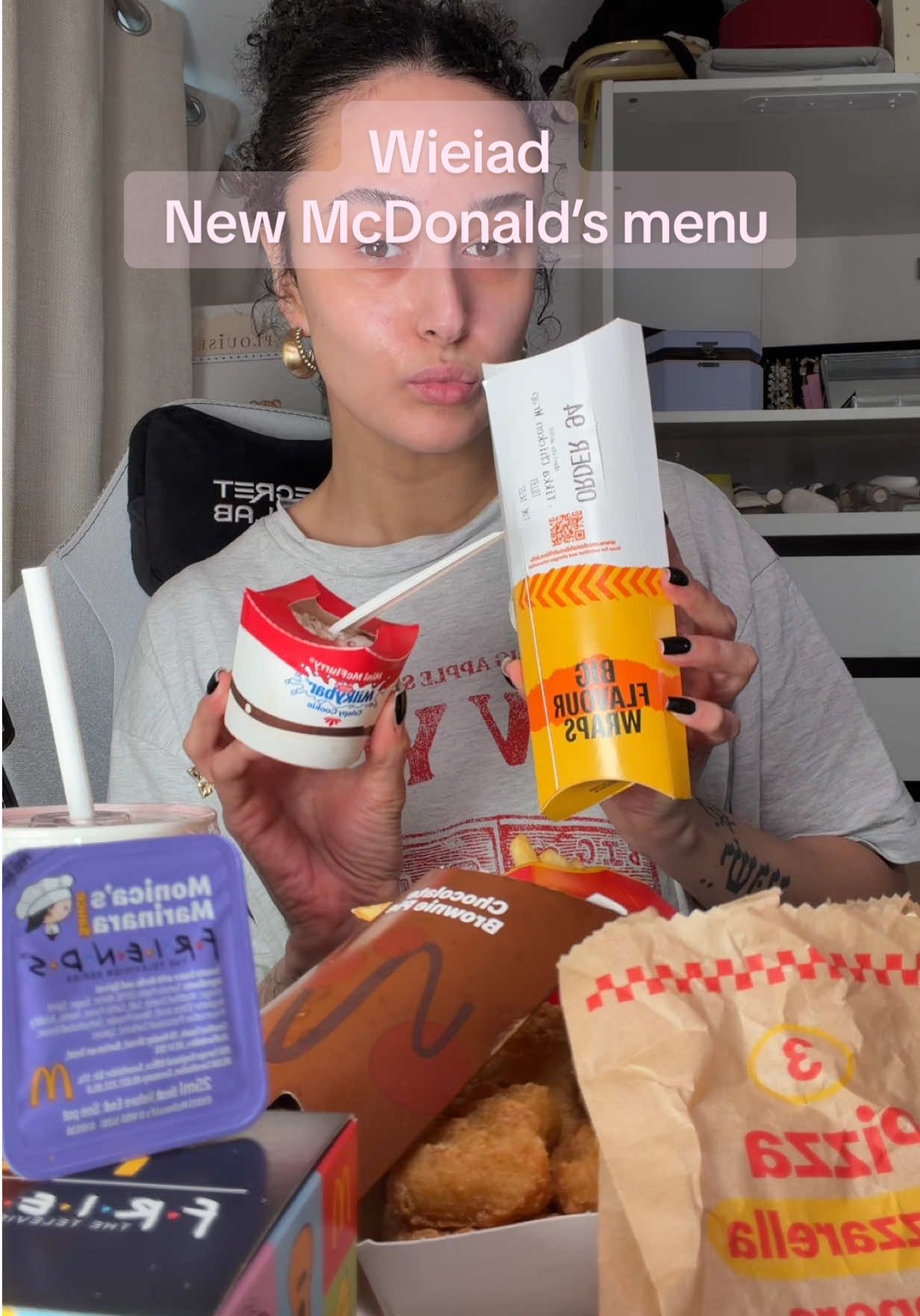 TikTok post by @hanstluce for LOVE CORN. Caption reads: [...] UK @McDonald’s UK @Extra UK @Grenade @LOVE....