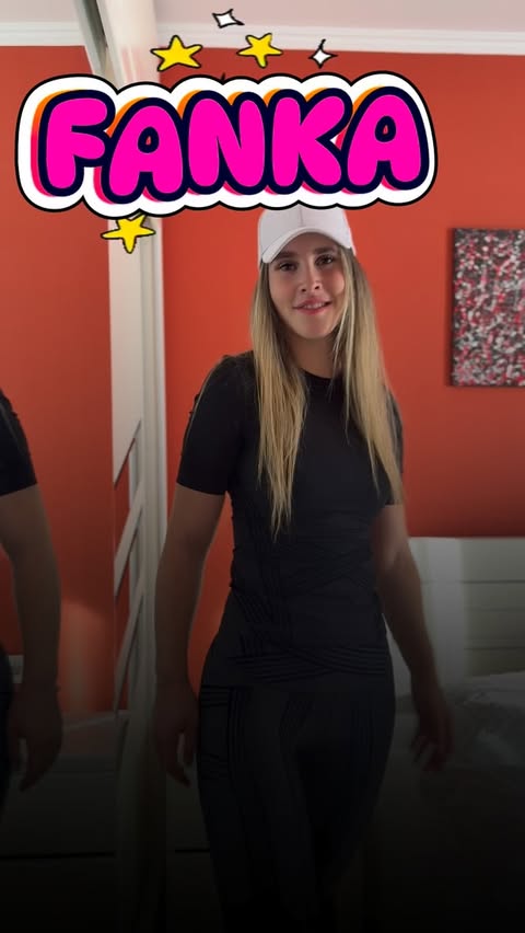 Instagram post by @glontin___ugc_creator for Fanka. Caption reads: i love this high quality sport set 
you can use my....