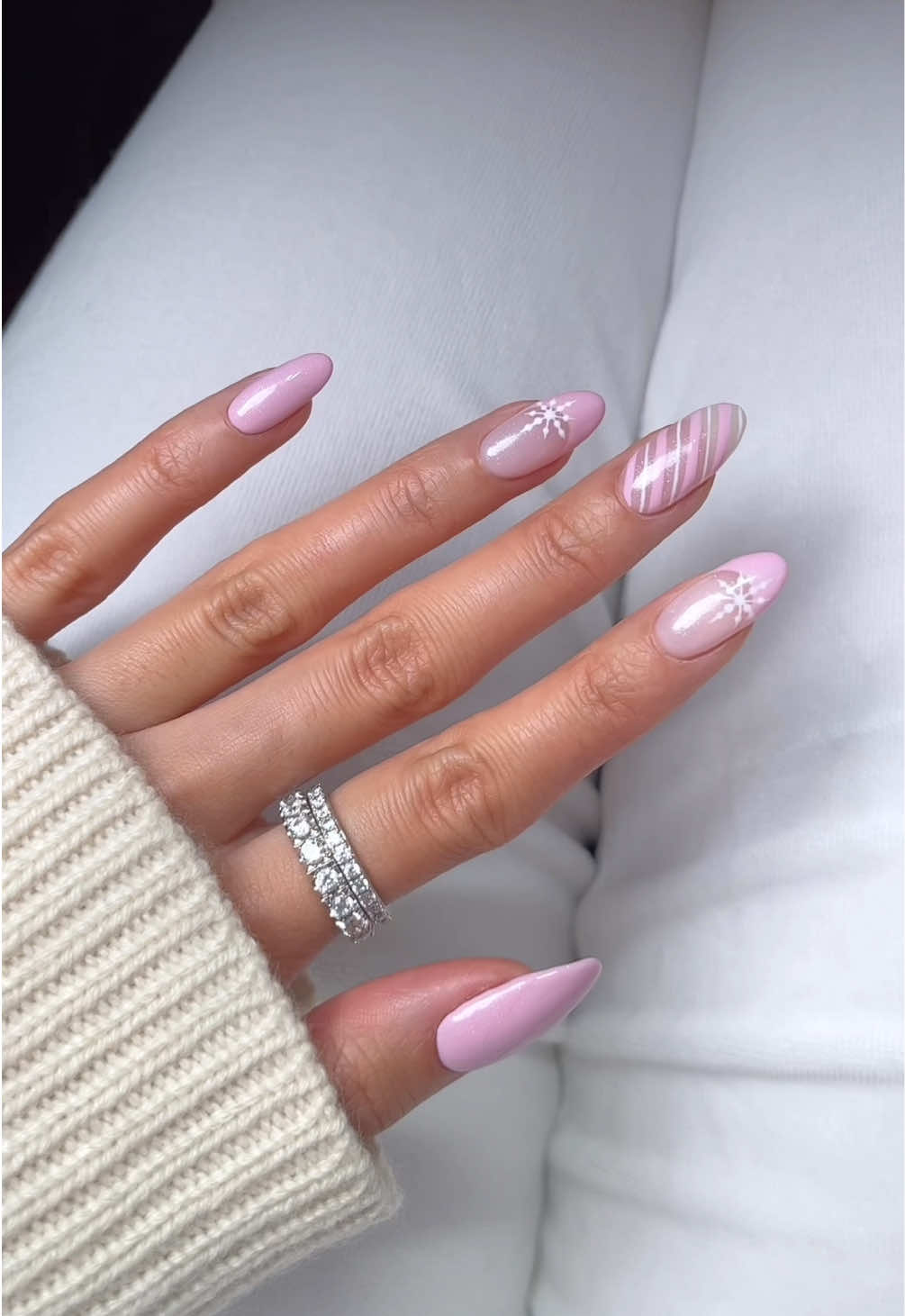 TikTok post by @nailsbyalsn for Grown Alchemist. Caption reads: [...] French Alps * code ‘NAILSBYALSN’ to save $....