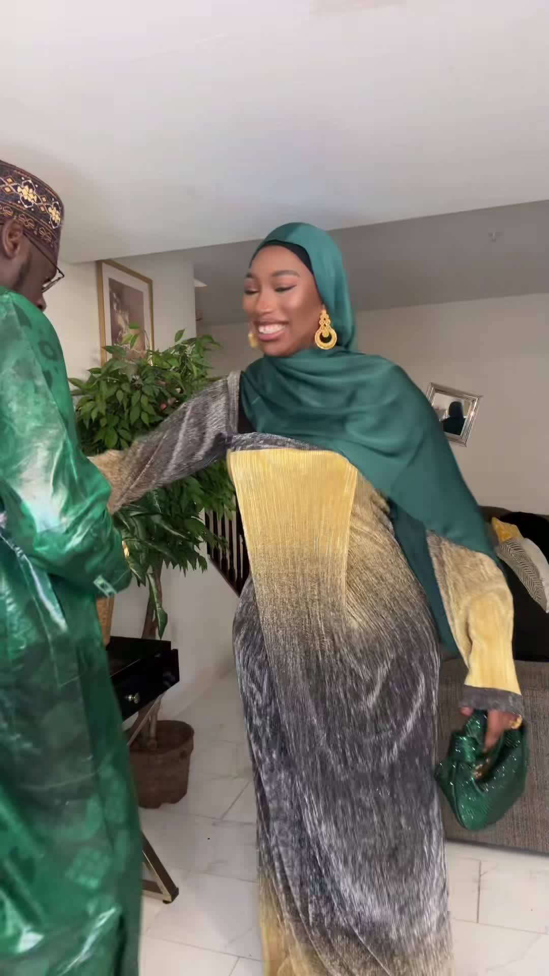 TikTok post by @khadijahxceesay for Salams. Caption reads: @Salams is the shortcut we all need in life! ....