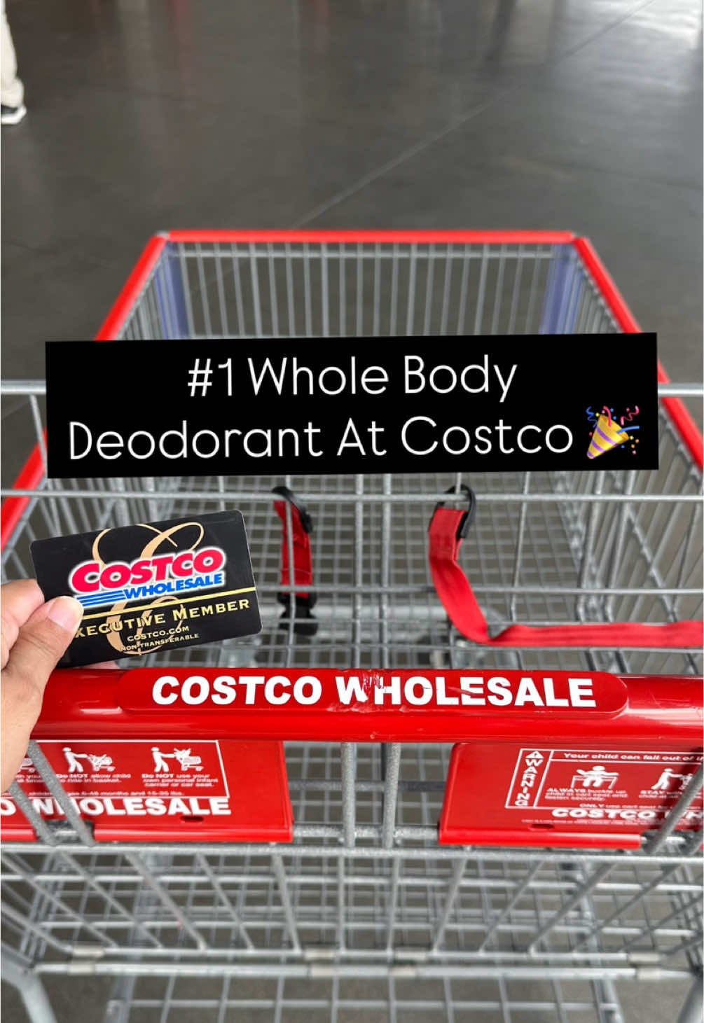 TikTok post by @costcothisweek for Lume Deodorant. Caption reads: 🌟#AD Lume’s 3-pack of Clean Tangerine Solid Stick....