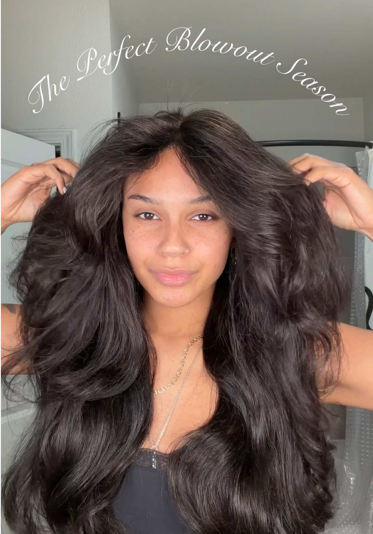 TikTok post by @palomahendersonn for Amika. Caption reads: [...] the gift!! Shop and find all of your Amika....