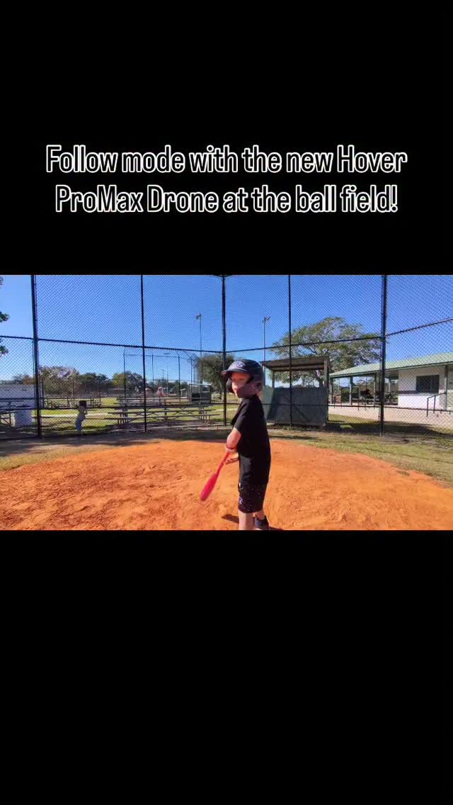 Instagram post by @logan_durrance for HOVERAir. Caption reads: Follow mode is wild!! The drone did all of the....