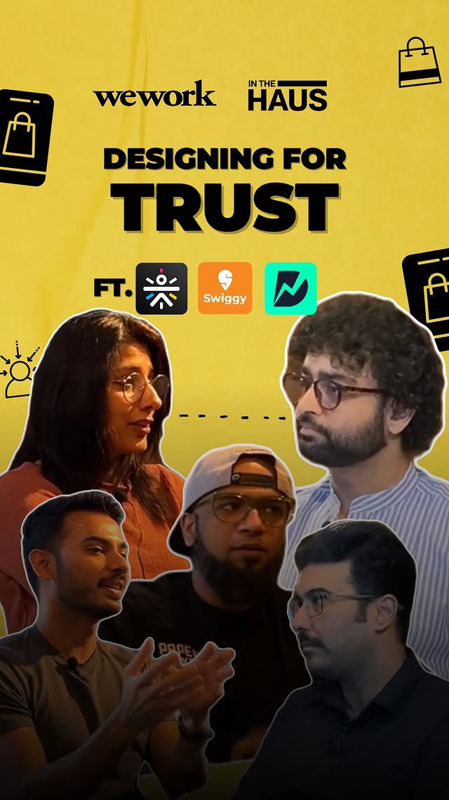 Instagram post by @munztdt for WeWork. Caption reads: [...] do you trust the most? 👇 Sponsored by....