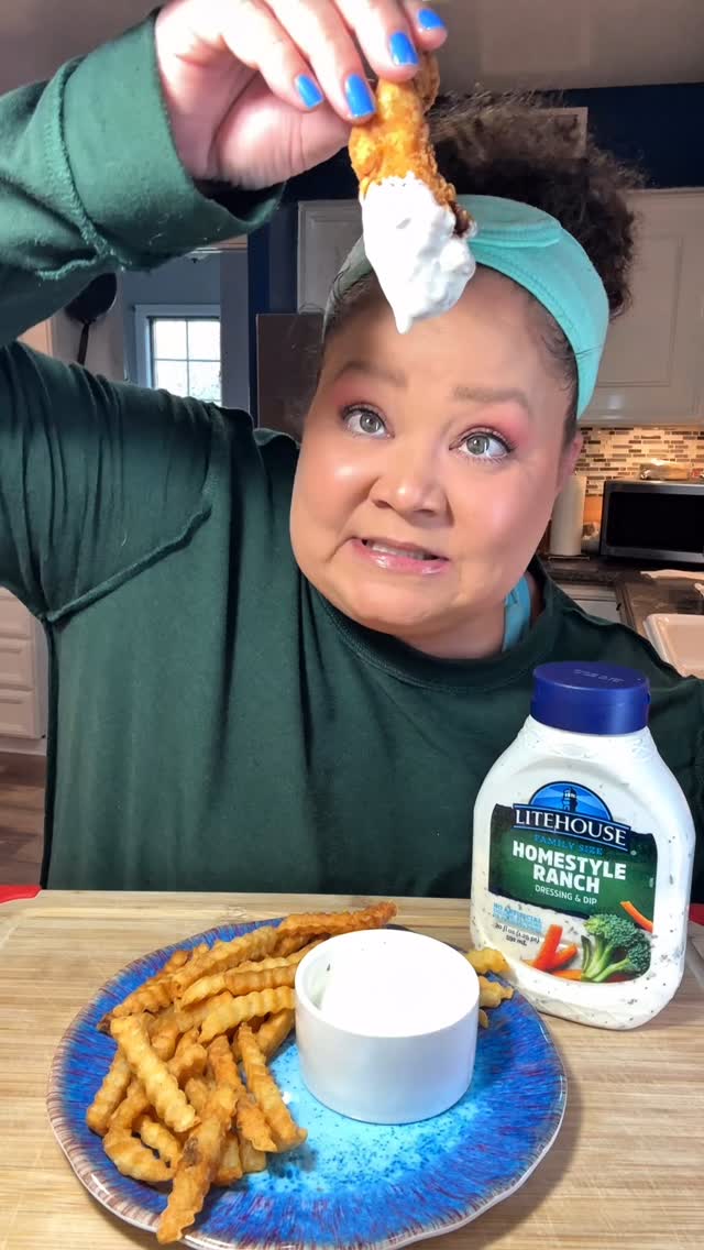 Instagram post by @ashlovescondiments for Litehouse Foods. Caption reads: It’s World Refrigeration Day! So stay cool with....