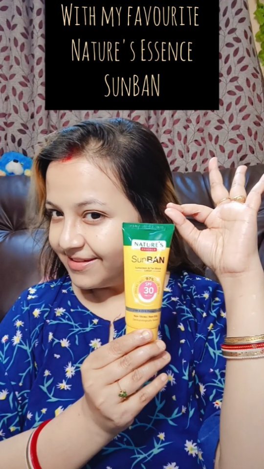 Instagram post by @bobonnmom for Nature’s Essence. Caption reads: #ad 
SUPER AFFORDABLE SUNSCREEN & TAN
BLOCK LOTION....