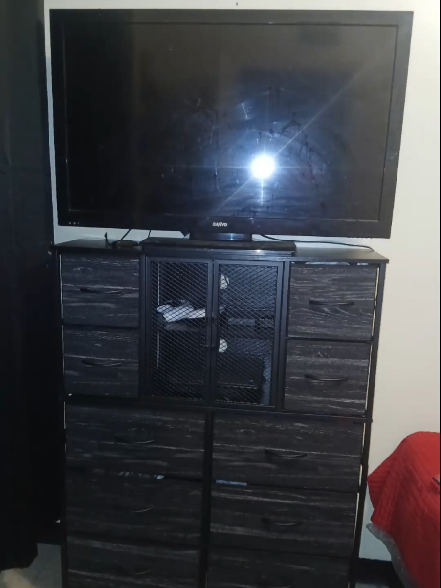 TikTok post by @msred388 for Raybee Furniture US. Caption reads: [...] #stylish #sturdyfurniture @Raybee Furniture....