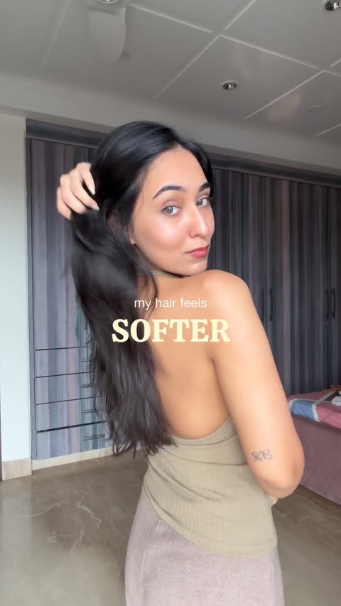 Instagram post by @hashmeenkaur18 for Cadiveu Professional. Caption reads: Hair feeling a little too damaged? Consider this....