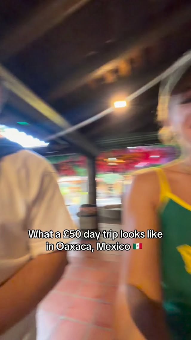 Instagram post by @milliemclay for G Adventures. Caption reads: Spend the day in Oaxaca either me @gadventures....