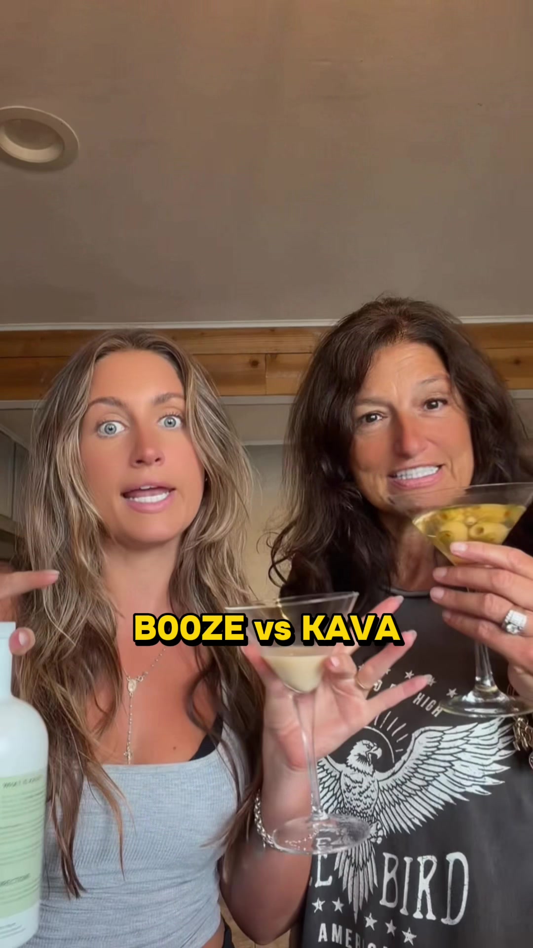 TikTok post by @toomuchmariaaa for Kava Haven. Caption reads: Kava Haven: All the Buzz, None of the Booze — get....