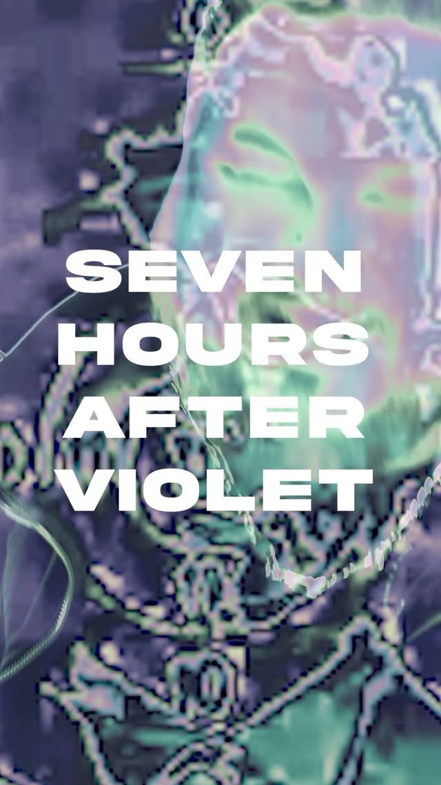 Instagram post by @sevenhoursafterviolet for Sumerian Records. Caption reads: [...] services and watch the video on....