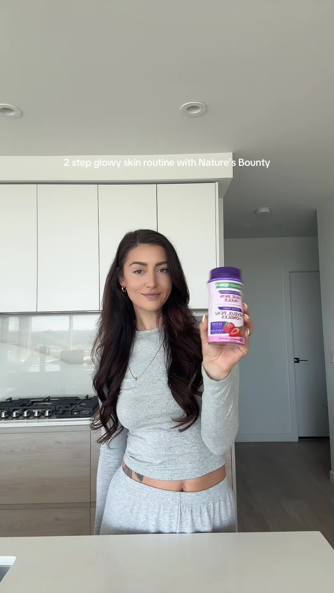 TikTok post by @shaunajensefitness for Nature's Bounty. Caption reads: #AD I have been incorporating the Extra Strength....