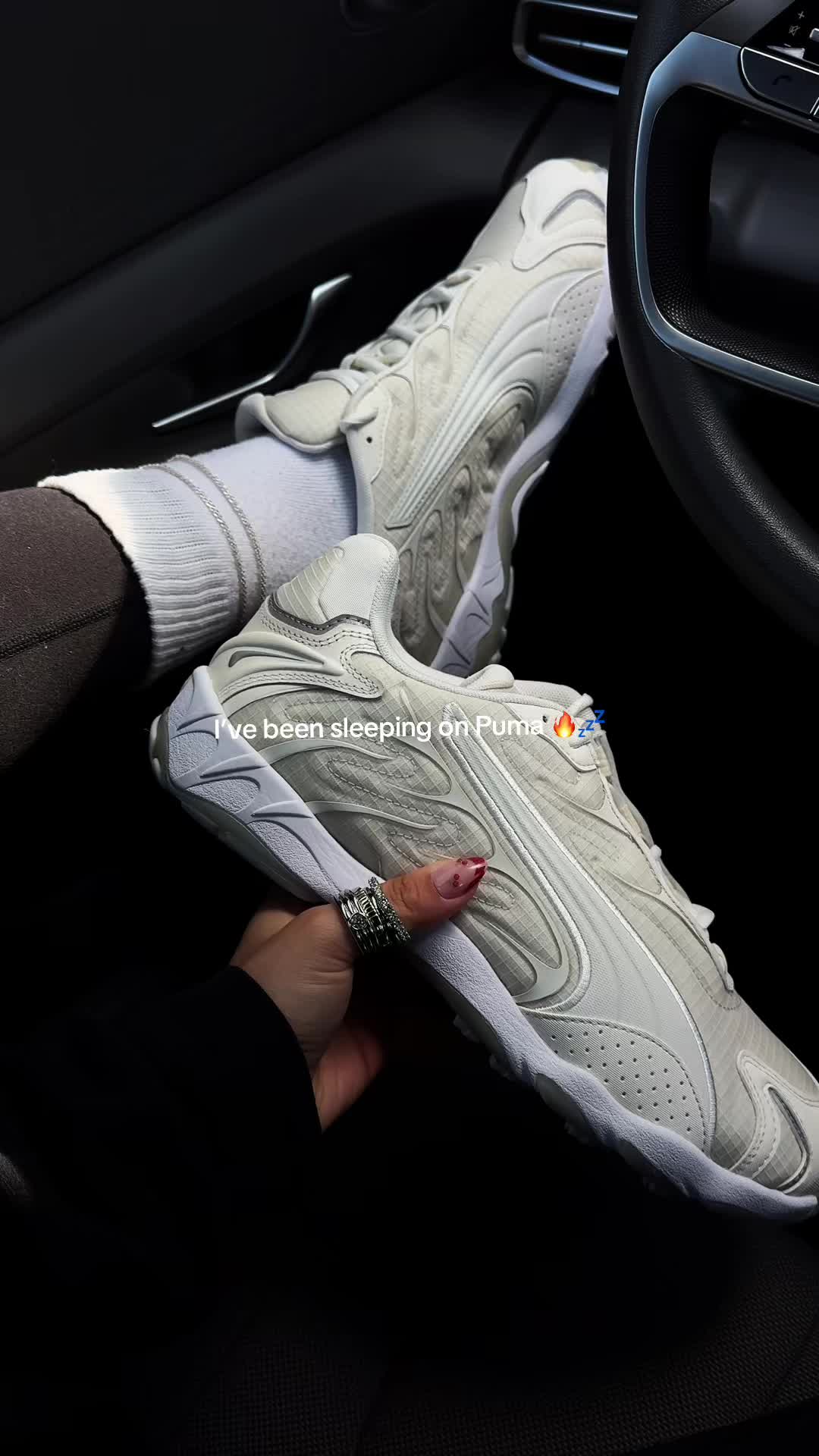 TikTok post by @afterhoursedit97 for SHOEBACCA.COM. Caption reads: @SHOEBACCA #dealsforyoudays #sneakers....