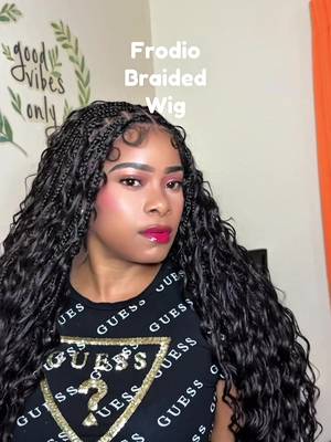 TikTok post by @venusdolls1 for Frodio Hair. Caption reads: [...] done just how you want it. @FRODIO....