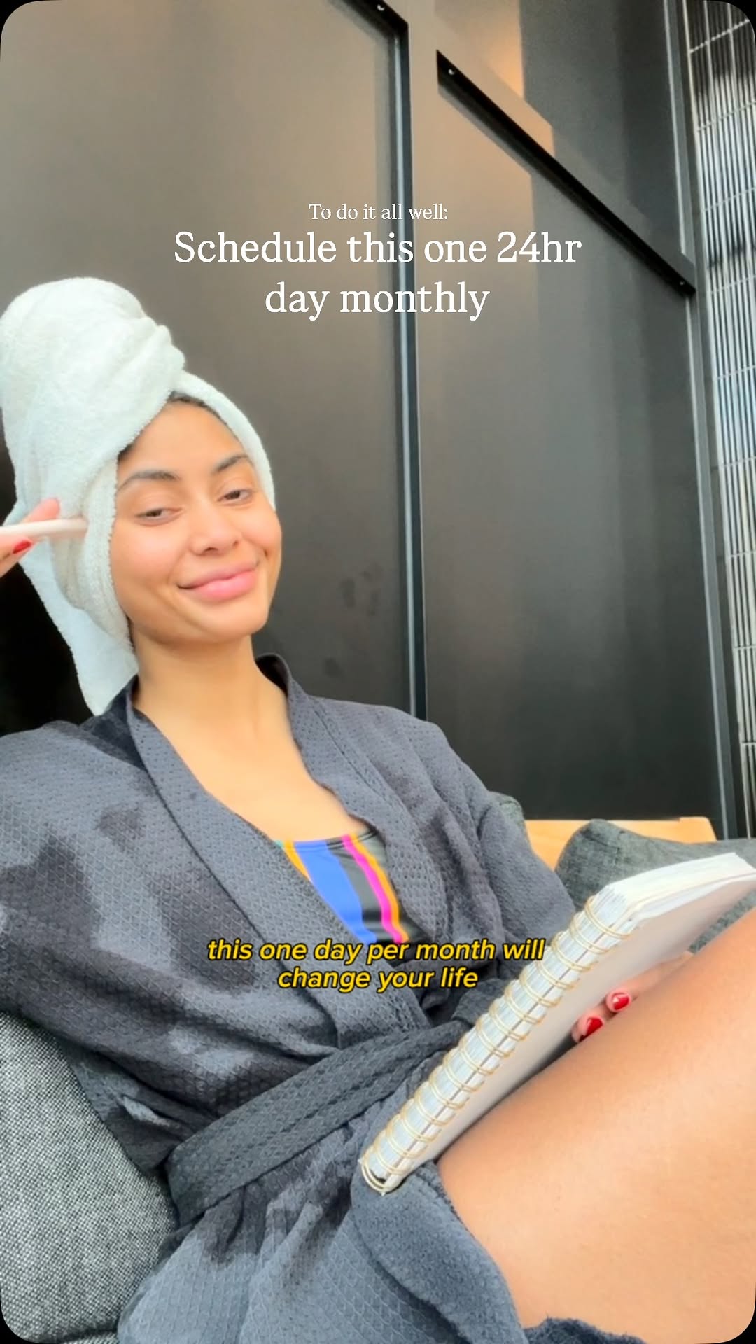 Instagram post by @wellbyshania for Organika. Caption reads: [save for later] the 24hr wellness day you need....