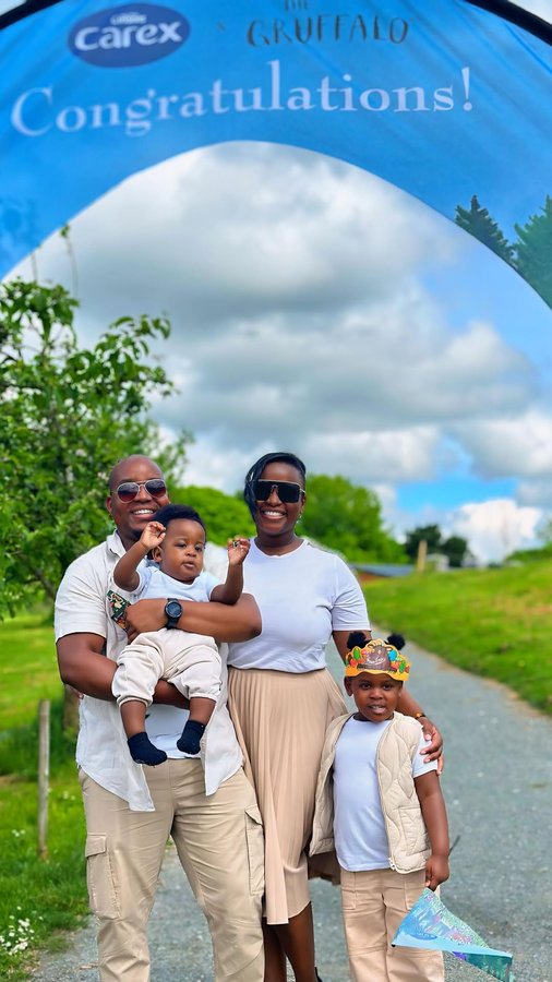 Instagram post by @themlundiras for Carex. Caption reads: #ad This weekend we visited @delamere_forest to....