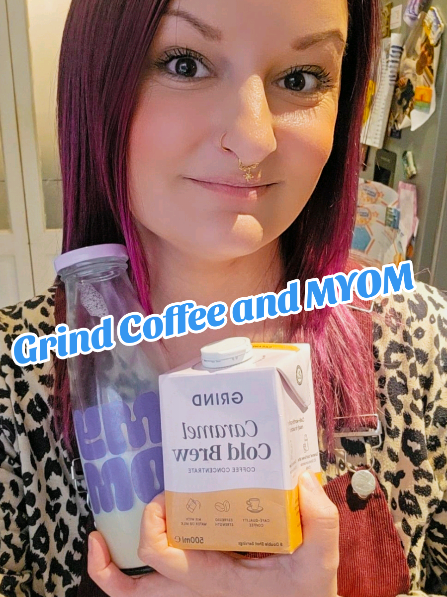 TikTok post by @capturing_lifes_moments for Grind. Caption reads: Sad to see my @Grind cold brew has finished but it....