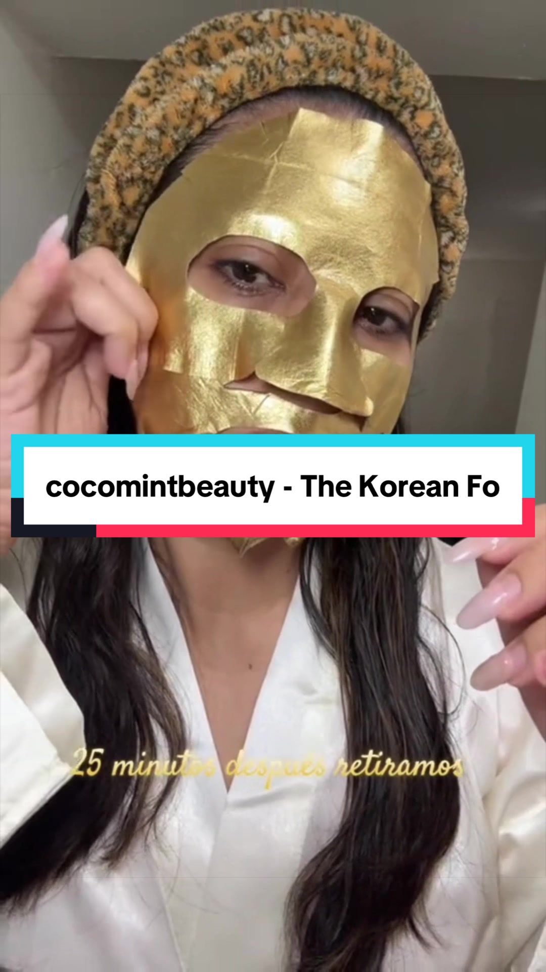 TikTok post by @brigitte_tijerino for Cocomint Beauty. Caption reads: [...] de aluminio con colageno....