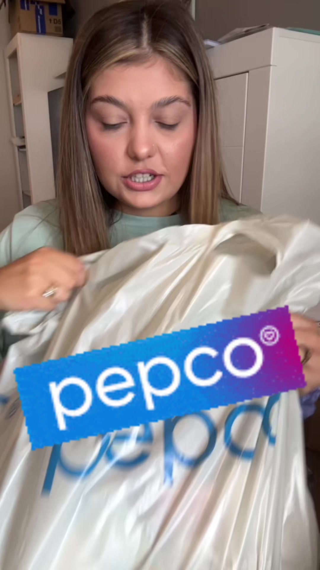 TikTok post by @ejm.att for Pepco. Caption reads: @Pepco - official account  PEPCO HAUL.