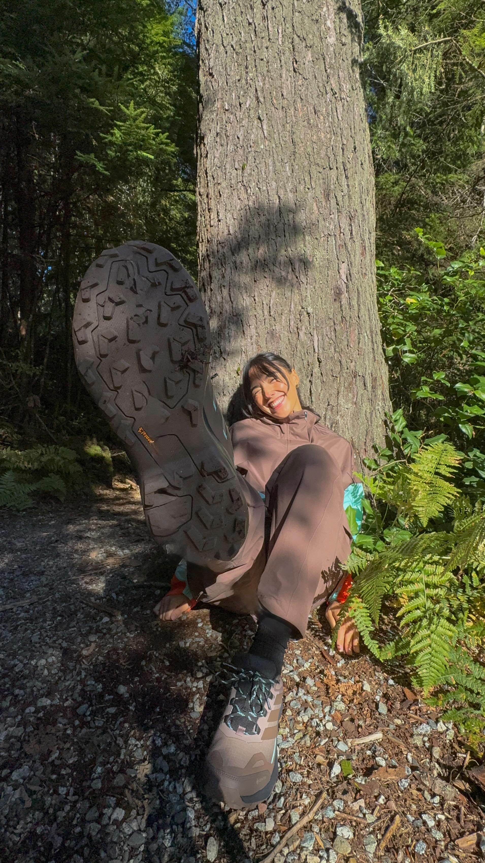 Instagram post by @everythingahnika for Sport Chek. Caption reads: Taking the long way with @adidasterrex available....