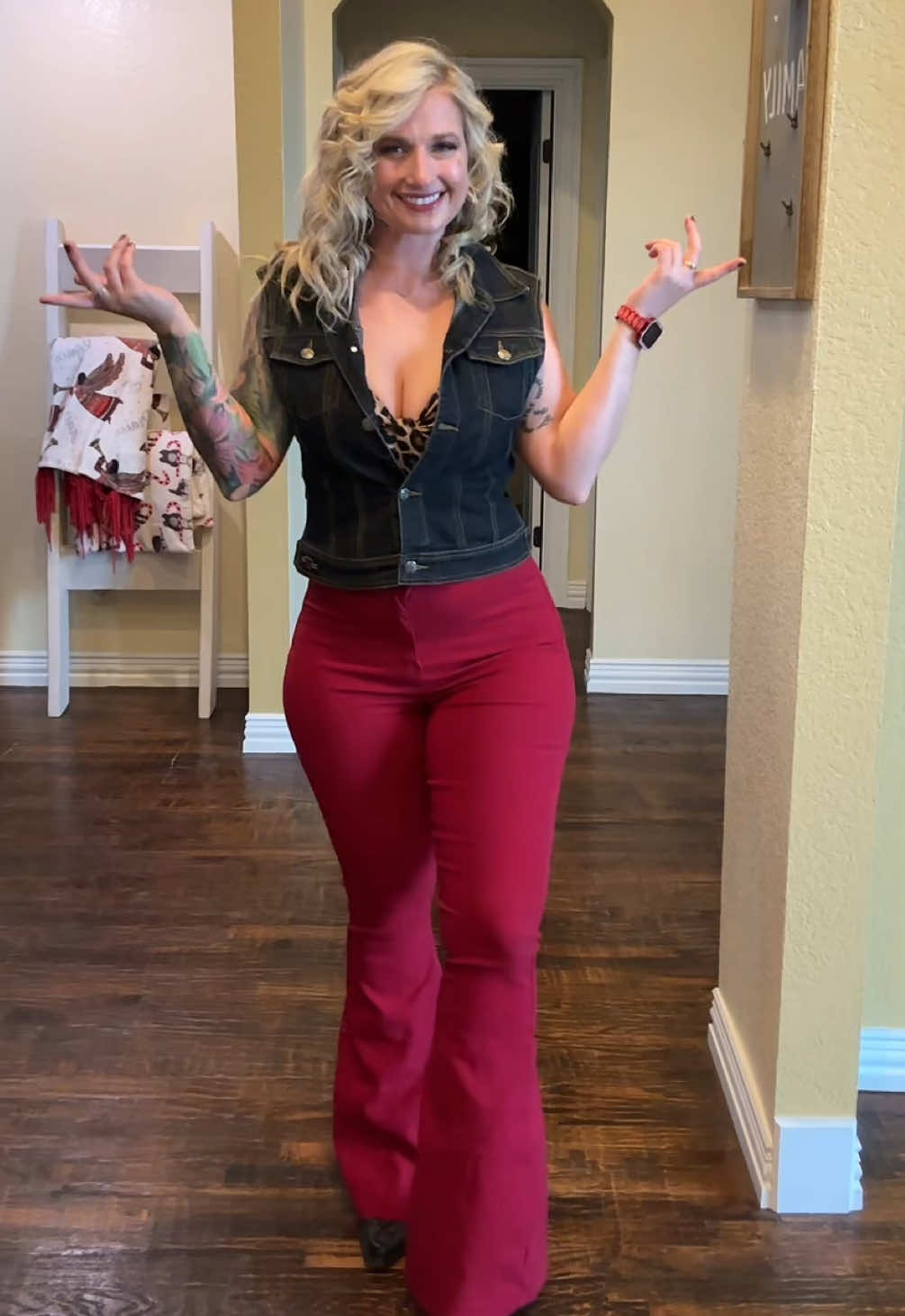 TikTok post by @dancingdocb for Willow Boutique. Caption reads: #grwm #transition #ootd @Willow Boutique....