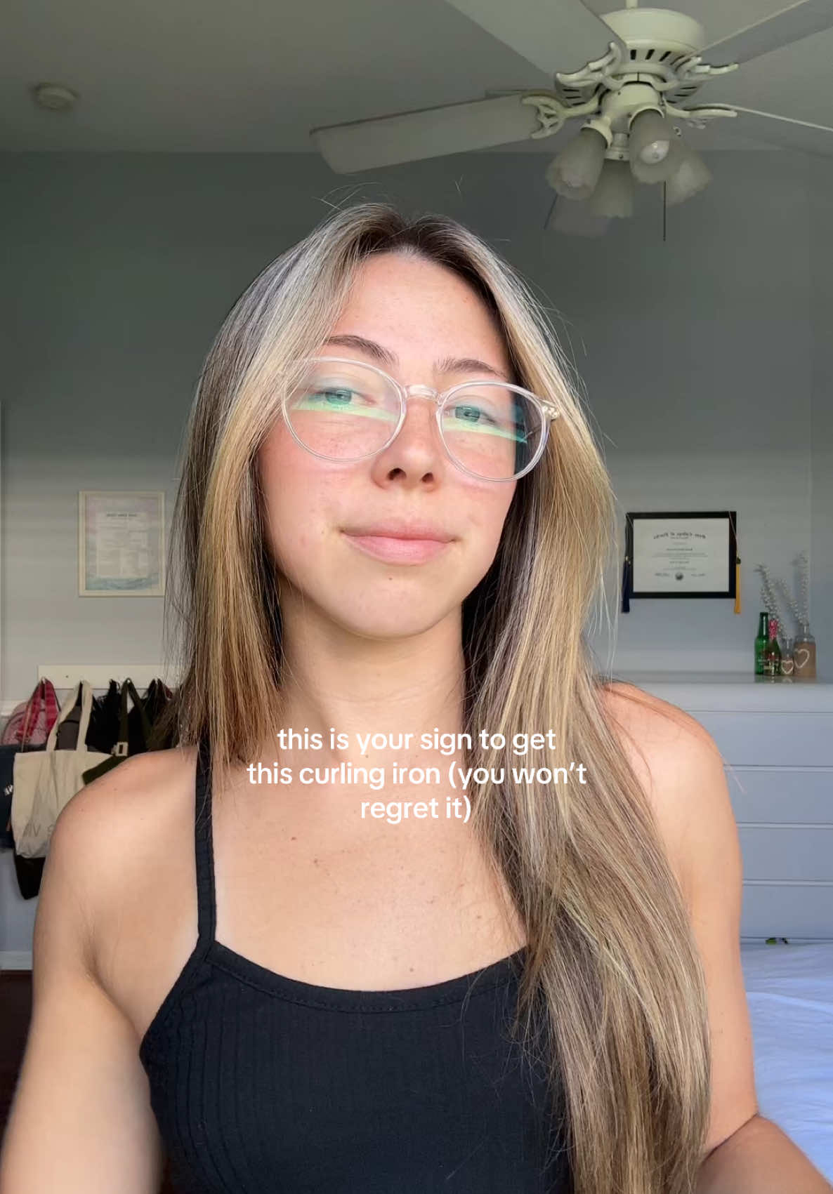 TikTok post by @janellecolombo for Bio Ionic. Caption reads: [...] like $79… insanely good deal @Bio Ionic....