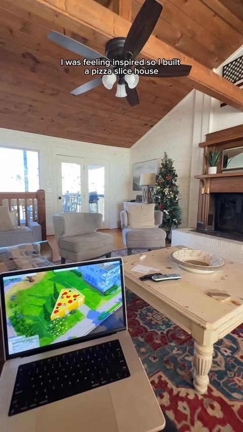 Instagram post by @daniellebuilds for Casey’s. Caption reads: #ad breakfast pizza + a slurpee from Casey’s = the....