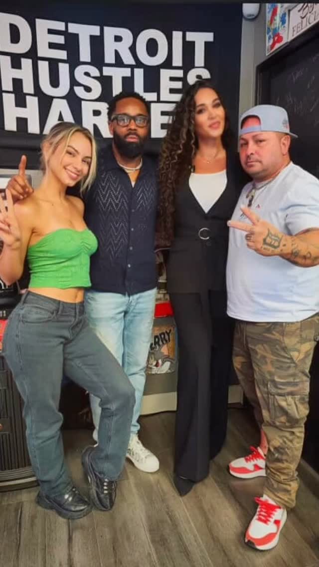 Instagram post by @lilraych for Luc Belaire. Caption reads: Another great episode with @giamacool....