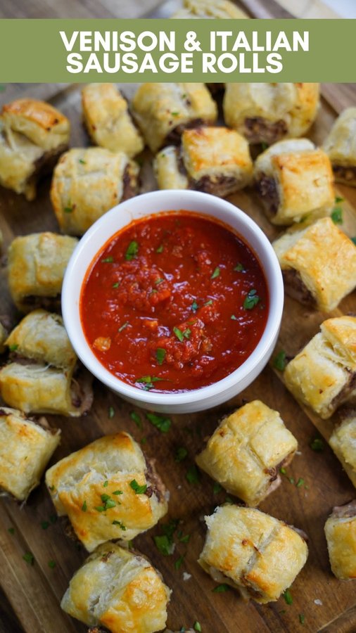 Instagram post by @jenniferdanella for Premio Foods. Caption reads: Perfect for the Holiday season: Venison and....