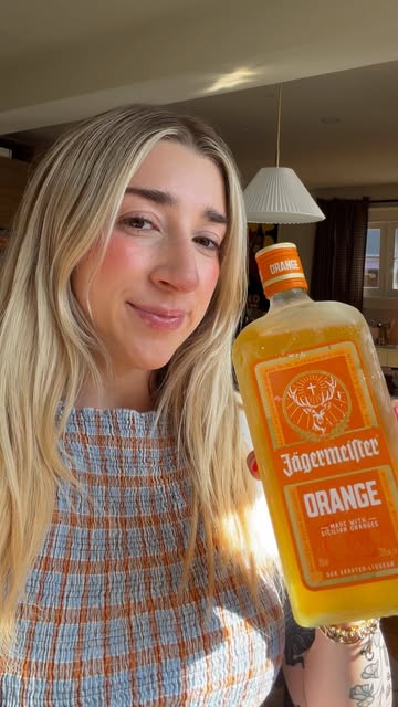 Instagram post by @drinksbyevie for Jägermeister. Caption reads: @jagermeisterusa is in its citrus era!!! crafted....