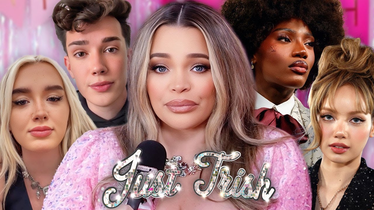 YouTube post by @justtrishpodcast for Home Chef. Caption reads: Kayla Malec Gets Justice & James Charles Breaks....