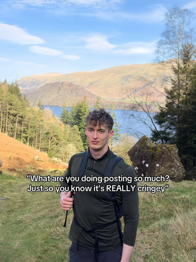 Instagram post by @joshclarkeoutdoors for RevolutionRace. Caption reads: If you’re ever considering starting a Instagram....