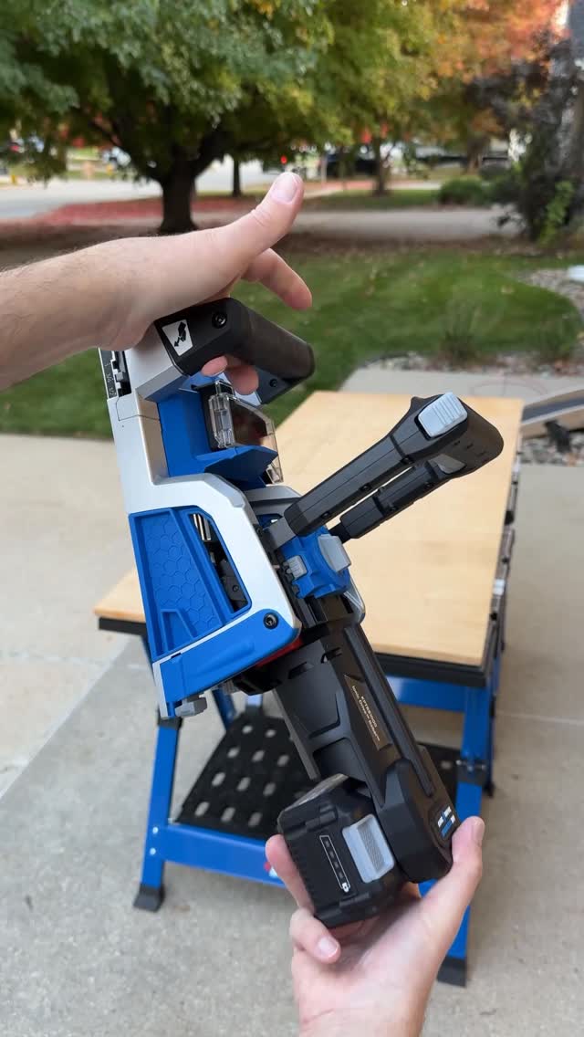 Instagram post by @makingathome for Kreg Tool. Caption reads: I’m using the new Kreg Rebel™ pocket-hole joiner....