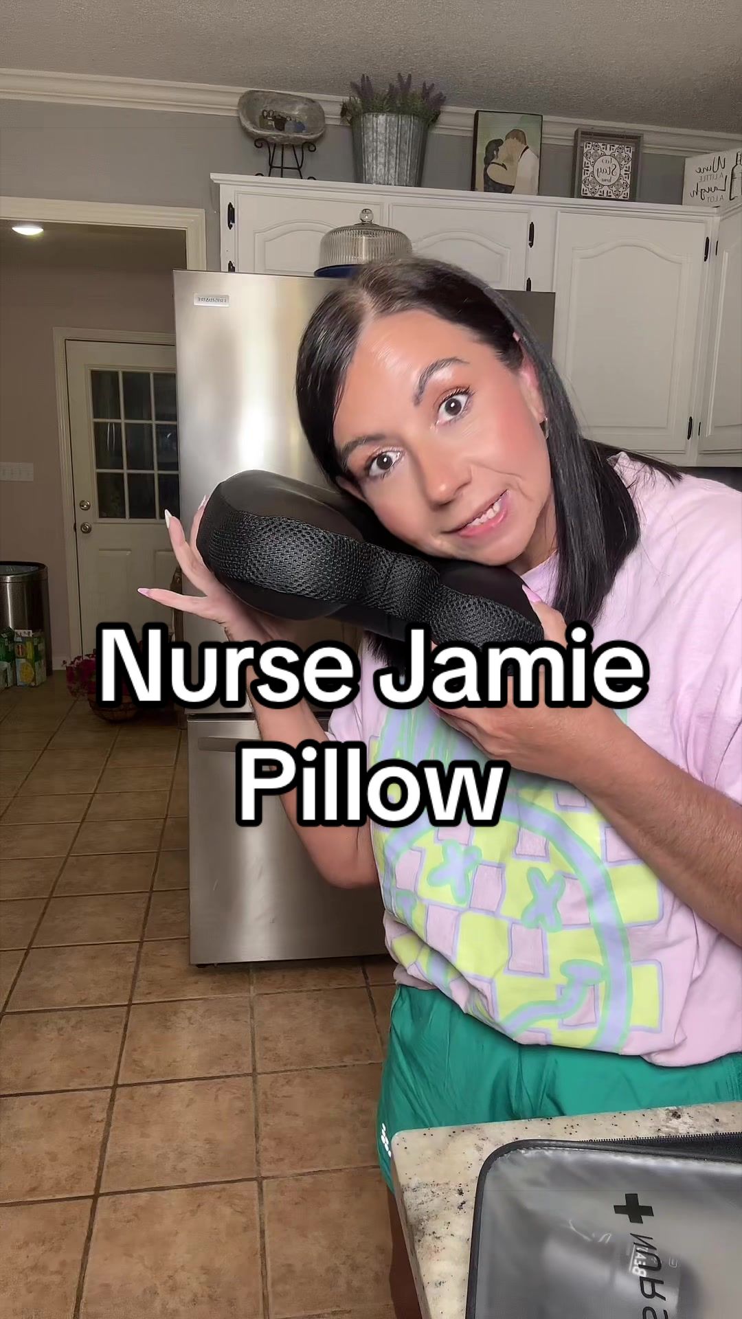 TikTok post by @carrie_williams15 for Nurse Jamie. Caption reads: [...] this now before your wrinkles set in....