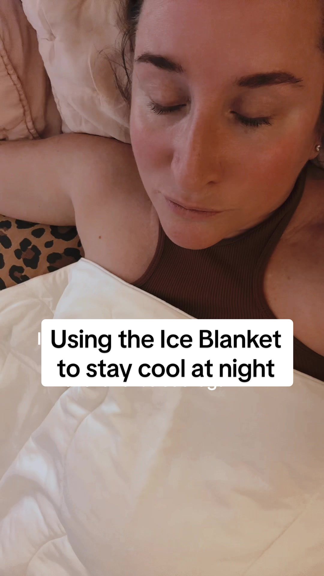 TikTok post by @drwendy_physicaltherapy for Ice Blankets. Caption reads: I’m trying the Ice Blanket by @Ice Blankets and....