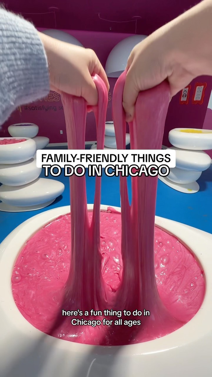 Instagram post by @keninchicago for Hi-chew. Caption reads: Fun family-friendly activity in Chicago! (ad)....