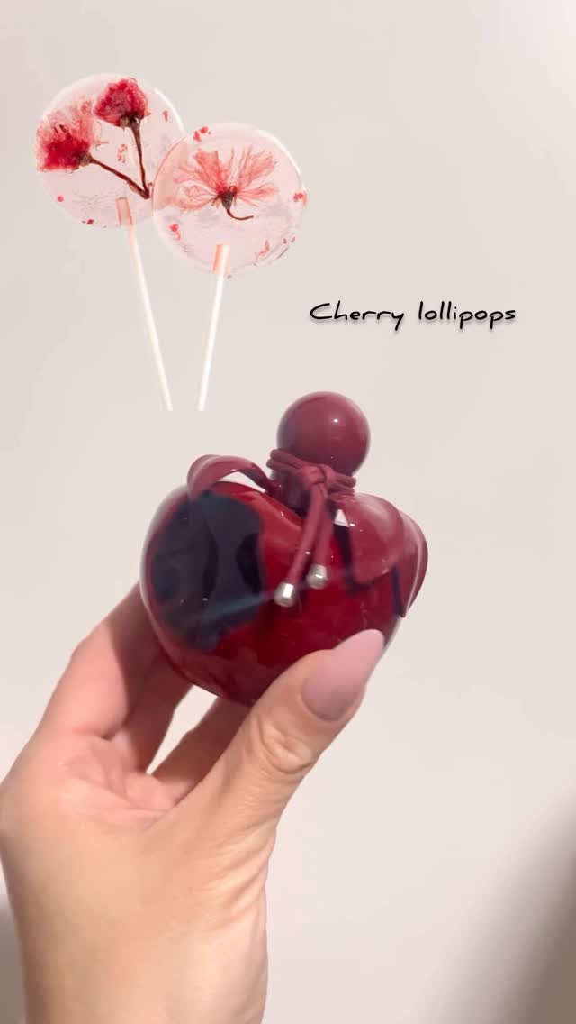 Instagram post by @vania_pperfumes for NINA RICCI. Caption reads: Nina Rouge Crush 🍒 
@ninaricci 

fruity • ambery....