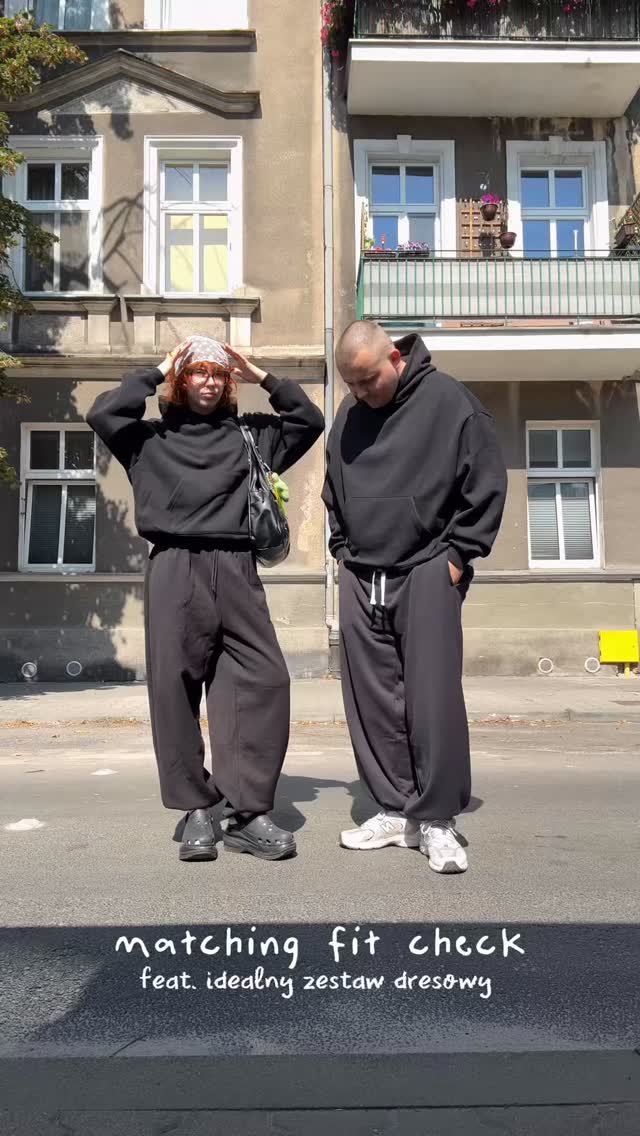 Instagram post by @wcinicwiecej for House Brand. Caption reads: double the fit, double the vibe....