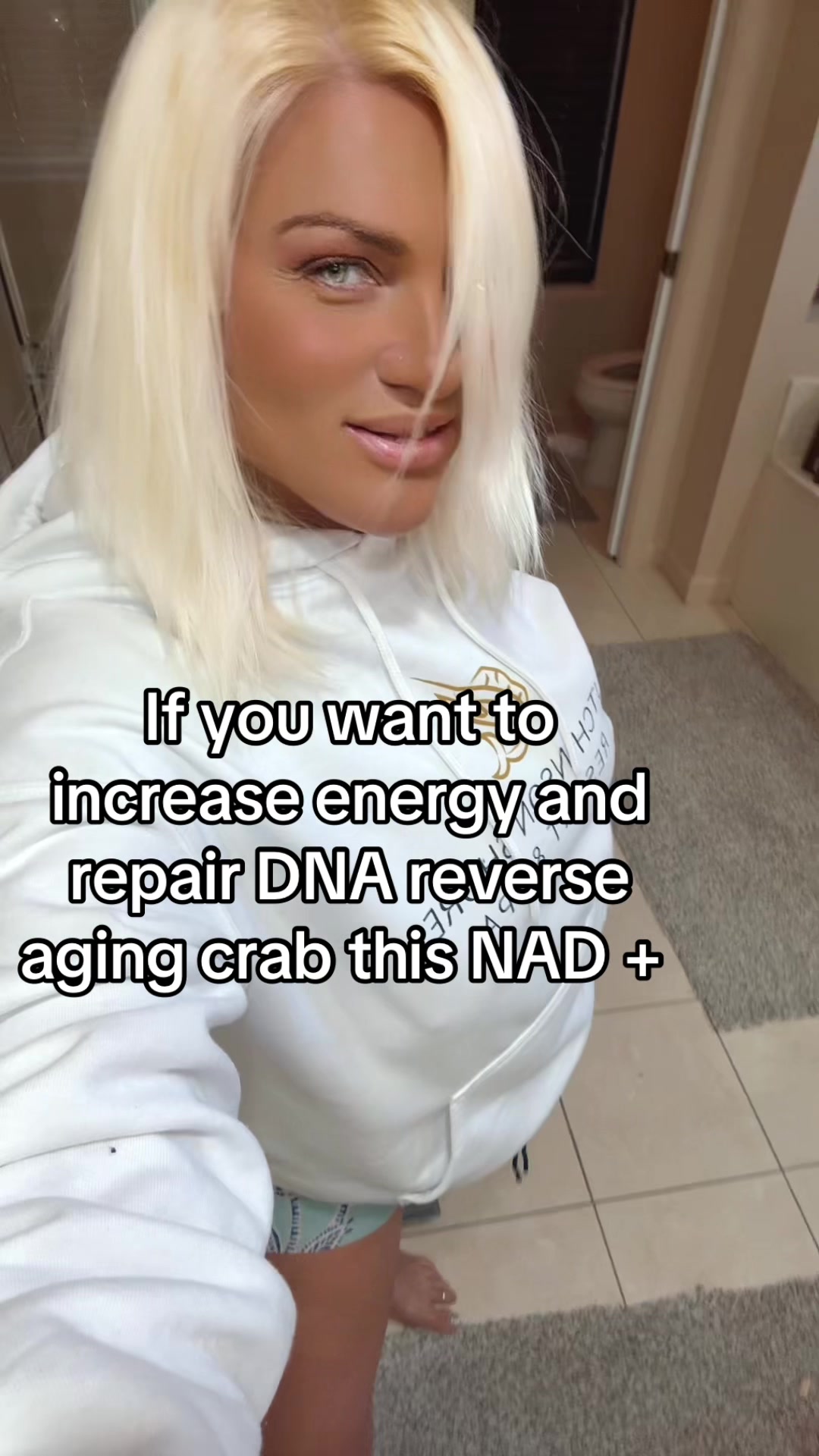 TikTok post by @shawna.coleman3 for PatchAid. Caption reads: #nadpluspatches #nad #antiaging @PatchAid.