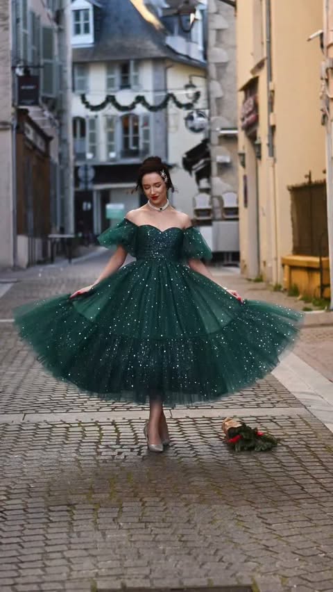 Instagram post by @barinovael for Fanciful Doll. Caption reads: [...] moments in a fairytale dress from....