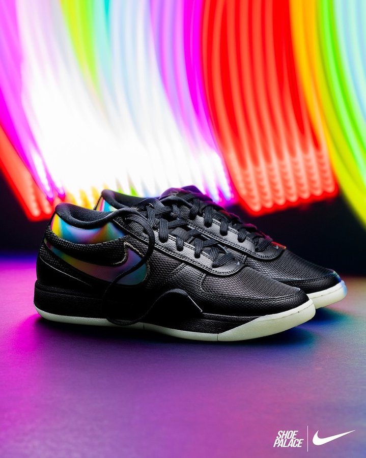 Instagram post by an influencer for Nike Basketball. Caption reads: The Nike Book 1 “Nights” is available now....