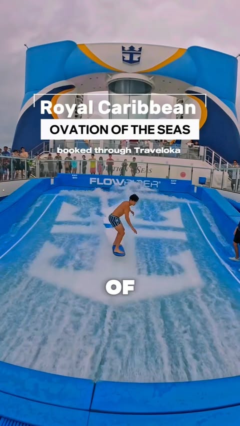 Instagram post by @njltheawesome for Traveloka. Caption reads: [...] a Royal Caribbean cruise Book it via....