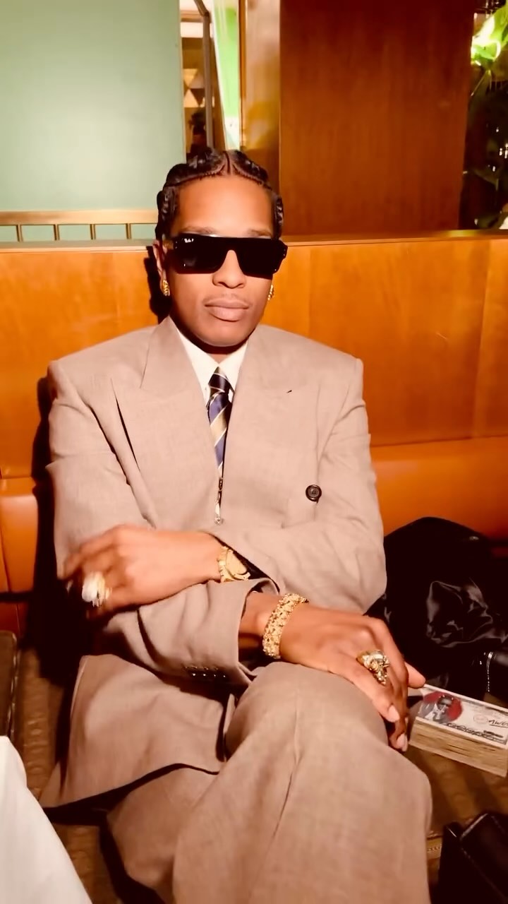 Instagram post by @insaneluxurylife for Audemars Piguet. Caption reads: @asaprocky wears the exclusive Audemars Piguet....