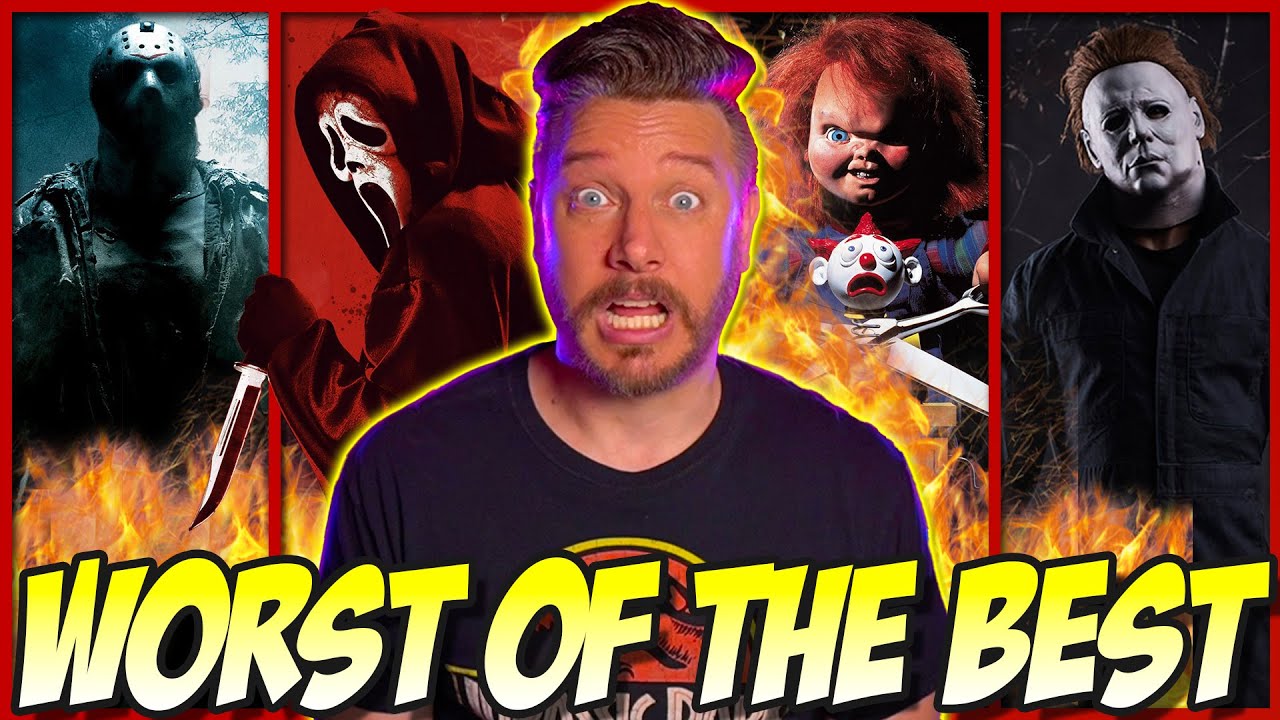 YouTube post by @SeanChandlerTalksAbout for Podbean. Caption reads: Worst Movies From the Best Horror Franchises!.