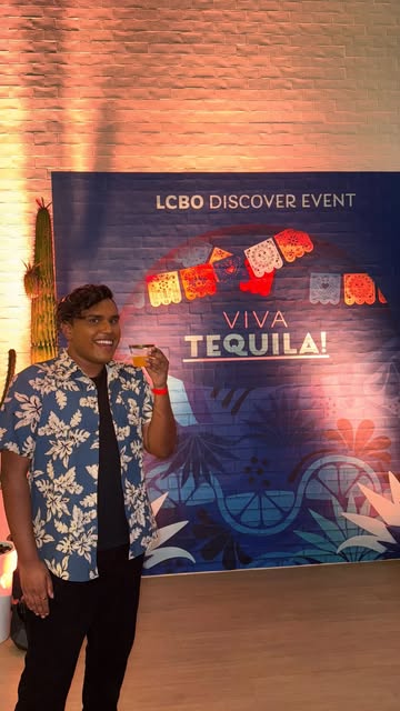 Instagram post by @geer.than for LCBO. Caption reads: #AD Here’s to LCBO’s Discover Event series: Viva....