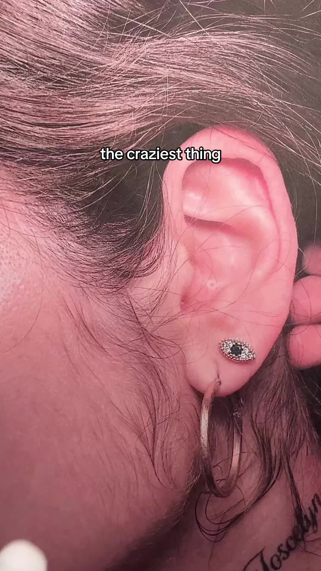 TikTok post by @vitakari for nothing. Caption reads: three ear technical issues @Nothing AD.